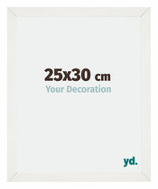 Mura MDF Photo Frame 25x30cm White Wiped Front Size | Yourdecoration.com