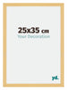 Mura MDF Photo Frame 25x35cm Beech Design Front Size | Yourdecoration.com