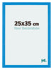 Mura MDF Photo Frame 25x35cm Bright Blue Front Size | Yourdecoration.com