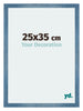 Mura MDF Photo Frame 25x35cm Bright Blue Swept Front Size | Yourdecoration.com