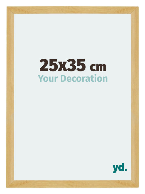 Mura MDF Photo Frame 25x35cm Pine Design Front Size | Yourdecoration.com