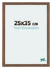 Mura MDF Photo Frame 25x35cm Walnut Dark Front Size | Yourdecoration.com