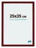 Mura MDF Photo Frame 25x35cm Winered Wiped Front Size | Yourdecoration.com