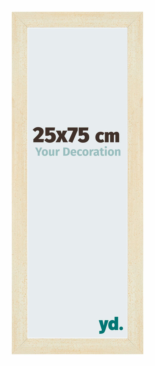 Mura MDF Photo Frame 25x75cm Beech Design Front Size | Yourdecoration.com