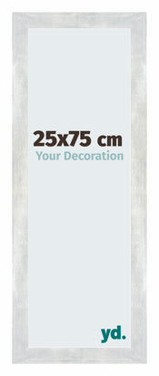 Mura MDF Photo Frame 25x75cm Blue Gold Melange Front Size | Yourdecoration.com