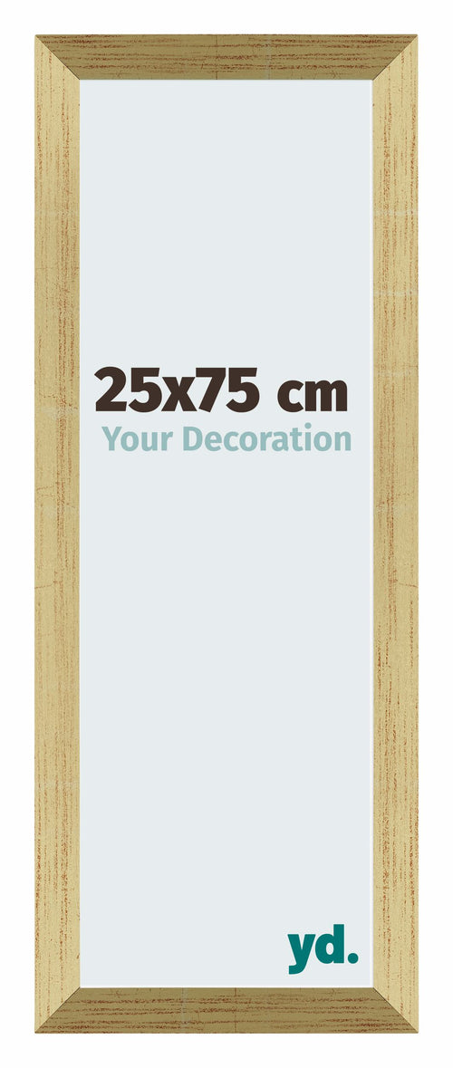 Mura MDF Photo Frame 25x75cm Light Oak Front Size | Yourdecoration.com