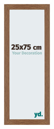 Mura MDF Photo Frame 25x75cm Oak Rustic Front Size | Yourdecoration.com