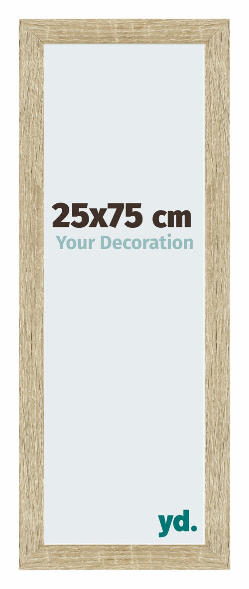 Mura MDF Photo Frame 25x75cm Sonoma Oak Front Size | Yourdecoration.com