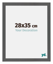 Mura MDF Photo Frame 28x35cm Anthracite Size | Yourdecoration.com