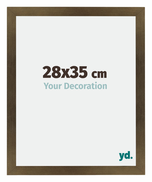 Mura MDF Photo Frame 28x35cm Bronze Design Front Size | Yourdecoration.com