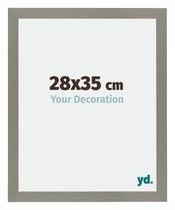 Mura MDF Photo Frame 28x35cm Gray Front Size | Yourdecoration.com