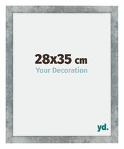 Mura MDF Photo Frame 28x35cm Iron Swept Front Size | Yourdecoration.com