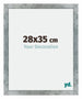 Mura MDF Photo Frame 28x35cm Iron Swept Front Size | Yourdecoration.com