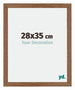 Mura MDF Photo Frame 28x35cm Oak Rustic Front Size | Yourdecoration.com