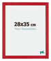 Mura MDF Photo Frame 28x35cm Red Front Size | Yourdecoration.com