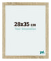 Mura MDF Photo Frame 28x35cm Sonoma Oak Front Size | Yourdecoration.com