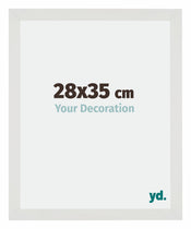 Mura MDF Photo Frame 28x35cm White Matte Front Size | Yourdecoration.com