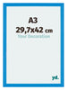 Mura MDF Photo Frame 29 7x42cm A3 Bright Blue Front Size | Yourdecoration.com