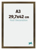 Mura MDF Photo Frame 29 7x42cm A3 Bronze Design Size | Yourdecoration.com