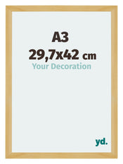 Mura MDF Photo Frame 29 7x42cm A3 Pine Design Front Size | Yourdecoration.com