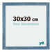 Mura MDF Photo Frame 30x30cm Bright Blue Swept Front Size | Yourdecoration.com