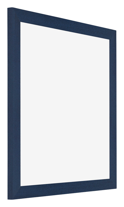 Mura MDF Photo Frame 30x30cm Dark Blue Swept Front Oblique | Yourdecoration.com