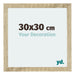 Mura MDF Photo Frame 30x30cm Sonoma Oak Front Size | Yourdecoration.com