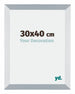 Mura MDF Photo Frame 30x40cm Aluminum Brushed Front Size | Yourdecoration.com