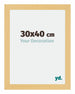 Mura MDF Photo Frame 30x40cm Beech Design Front Size | Yourdecoration.com