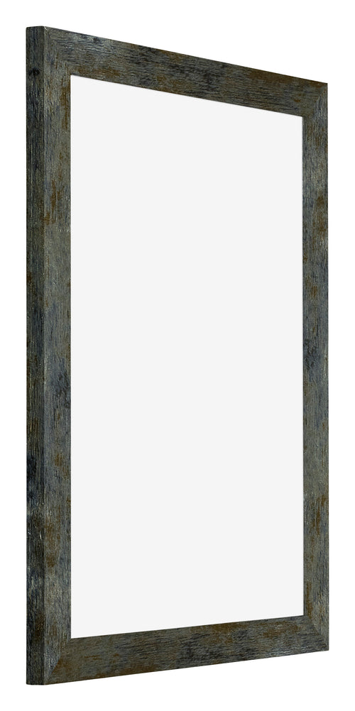 Mura MDF Photo Frame 30x40cm Blue Gold Melange Front Oblique | Yourdecoration.com