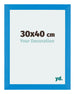 Mura MDF Photo Frame 30x40cm Bright Blue Front Size | Yourdecoration.com