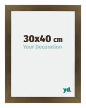 Mura MDF Photo Frame 30x40cm Bronze Design Front Size | Yourdecoration.com