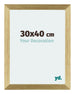 Mura MDF Photo Frame 30x40cm Gold Shiny Front Size | Yourdecoration.com