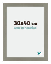 Mura MDF Photo Frame 30x40cm Gray Front Size | Yourdecoration.com