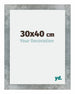 Mura MDF Photo Frame 30x40cm Iron Swept Front Size | Yourdecoration.com