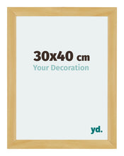 Mura MDF Photo Frame 30x40cm Pine Design Front Size | Yourdecoration.com