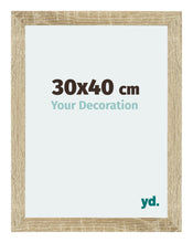 Mura MDF Photo Frame 30x40cm Sonoma Oak Front Size | Yourdecoration.com