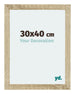 Mura MDF Photo Frame 30x40cm Sonoma Oak Front Size | Yourdecoration.com