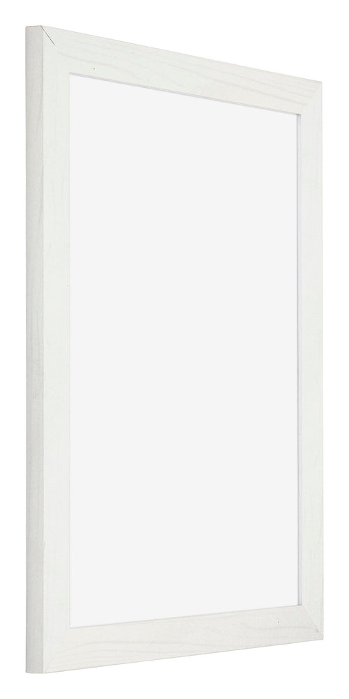 Mura MDF Photo Frame 30x40cm White Wiped Front Oblique | Yourdecoration.com