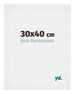 Mura MDF Photo Frame 30x40cm White Wiped Front Size | Yourdecoration.com