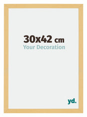 Mura MDF Photo Frame 30x42cm Beech Design Front Size | Yourdecoration.com