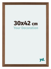 Mura MDF Photo Frame 30x42cm Copper Design Front Size | Yourdecoration.com