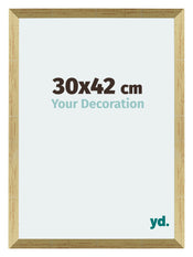 Mura MDF Photo Frame 30x42cm Gold Shiny Front Size | Yourdecoration.com