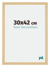 Mura MDF Photo Frame 30x42cm Maple Decor Front Size | Yourdecoration.com