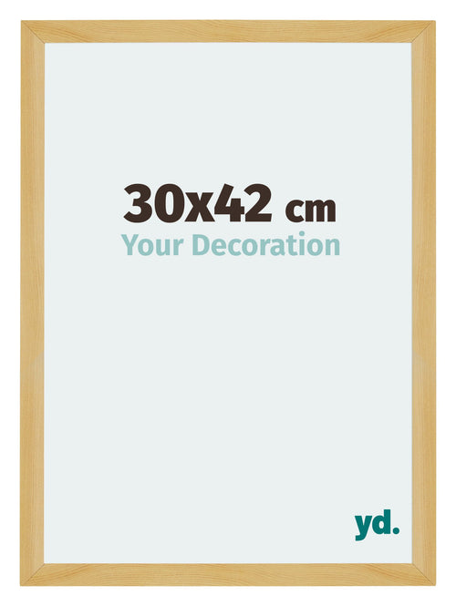 Mura MDF Photo Frame 30x42cm Pine Design Front Size | Yourdecoration.com