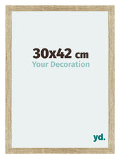 Mura MDF Photo Frame 30x42cm Sonoma Oak Front Size | Yourdecoration.com