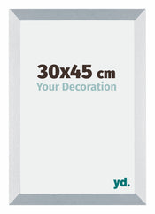 Mura MDF Photo Frame 30x45cm Aluminum Brushed Front Size | Yourdecoration.com