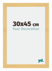 Mura MDF Photo Frame 30x45cm Beech Design Front Size | Yourdecoration.com