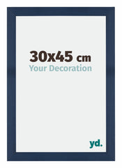 Mura MDF Photo Frame 30x45cm Dark Blue Swept Front Size | Yourdecoration.com