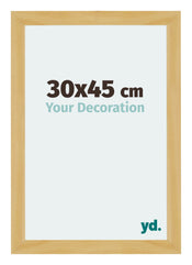 Mura MDF Photo Frame 30x45cm Pine Design Front Size | Yourdecoration.com